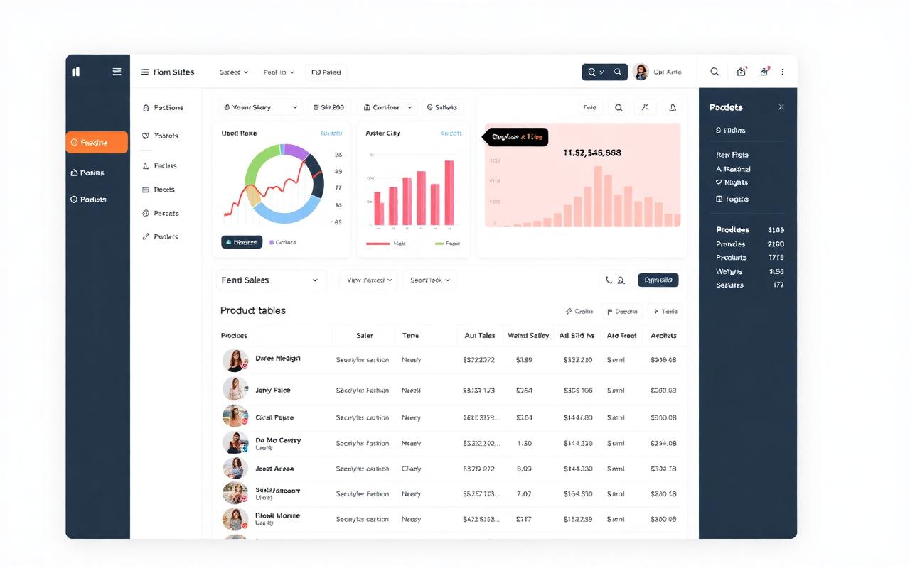 Fashion Retail Admin Dashboard — Admin Dashboard screenshot