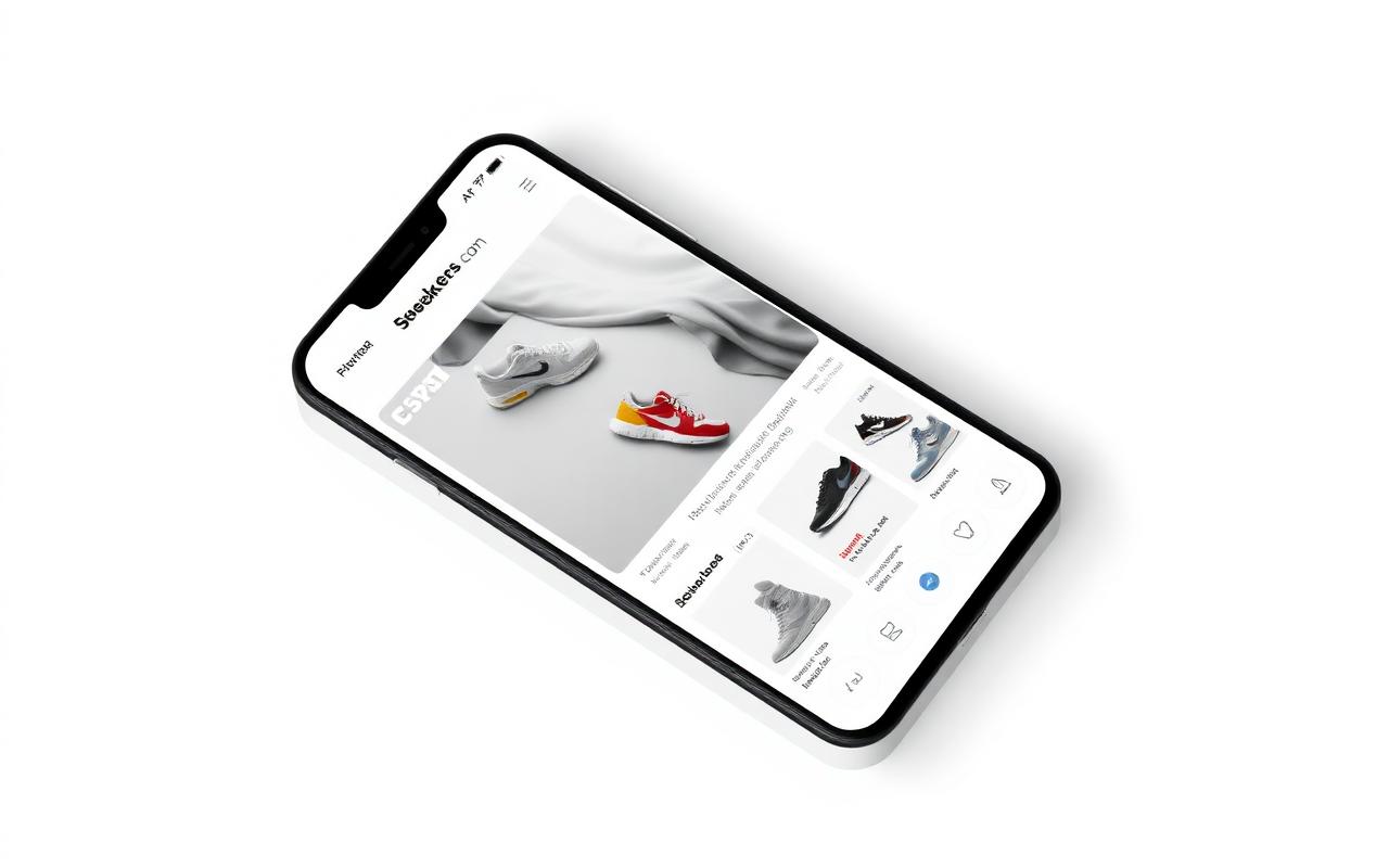 Sneaker DTC Mobile Storefront — Mobile App screenshot