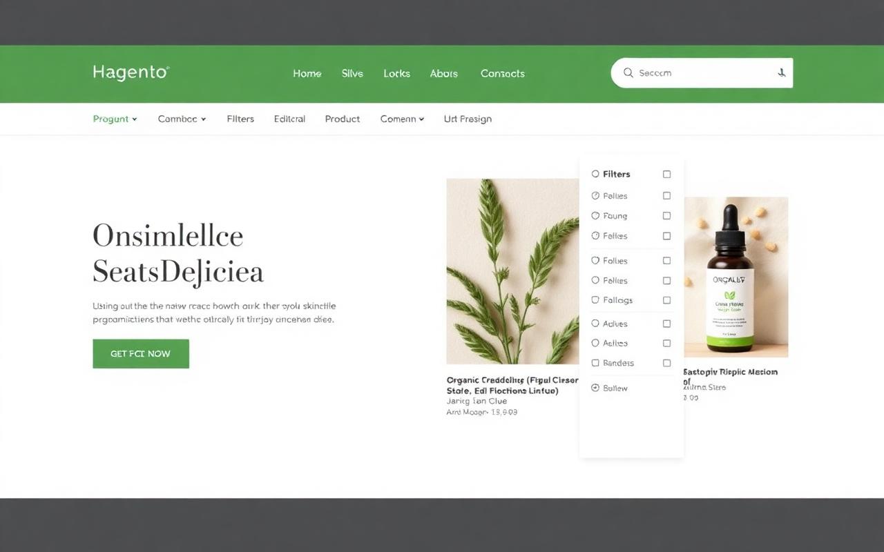 Organic Skincare Storefront — Web Storefront screenshot