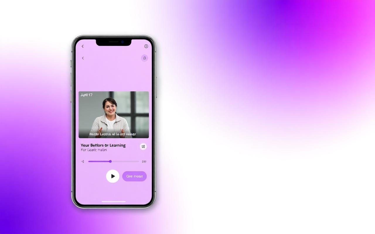 K-12 Student Learning App — Mobile App screenshot