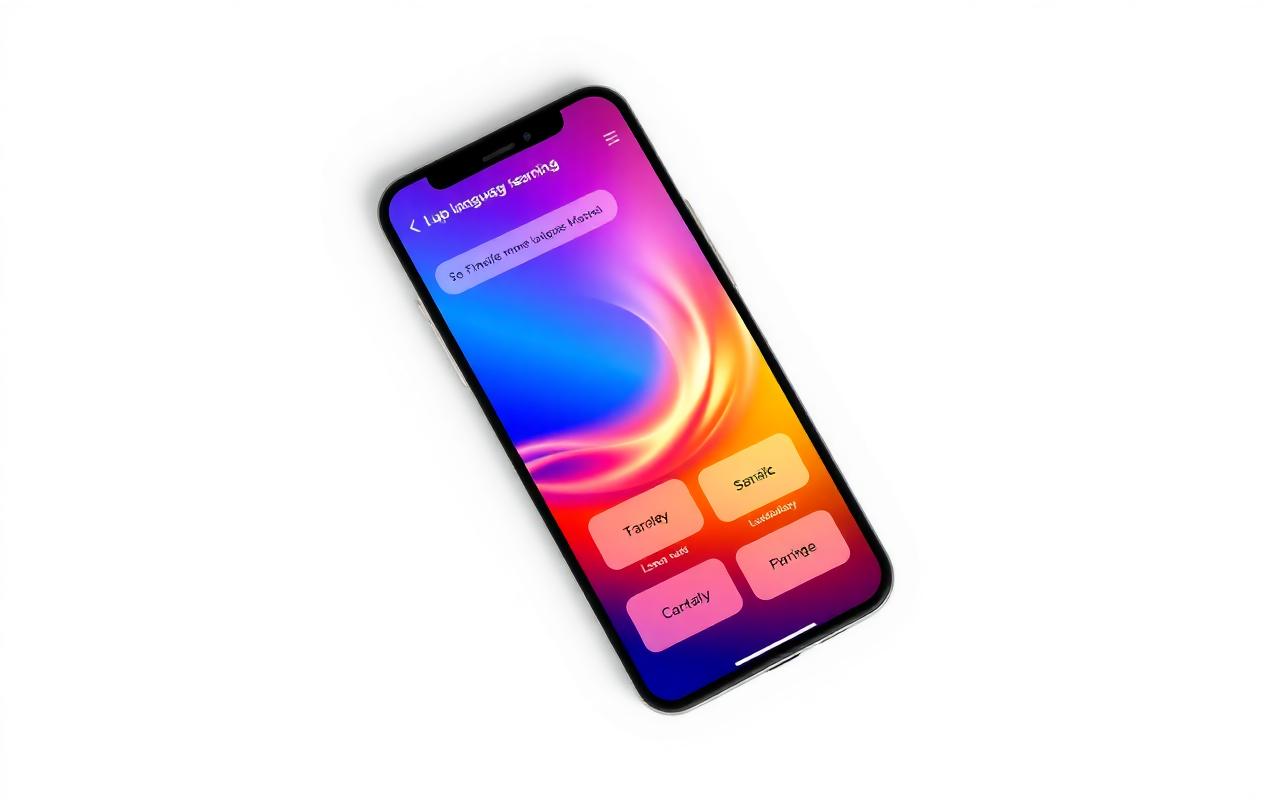 Language Learning Mobile App — Mobile App screenshot
