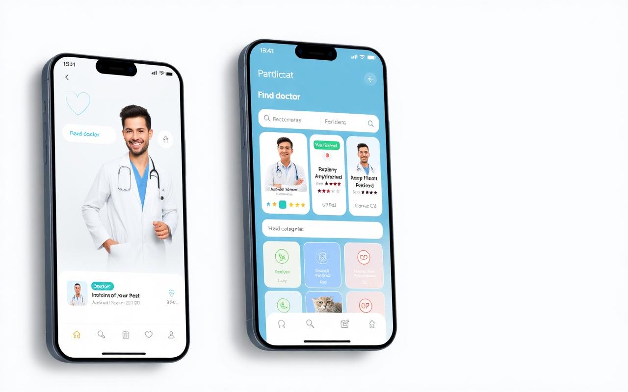 Doctor Discovery & Booking App — Mobile App screenshot