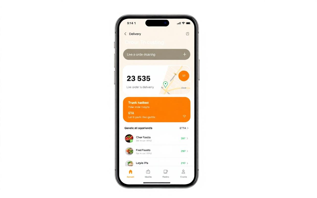 Last-mile Customer Tracking App — Mobile App screenshot